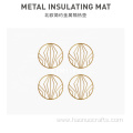 Simple metal kitchen table mat pot bowl insulation